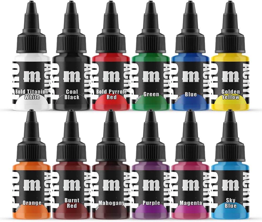 Pro Acryl Acrylic Paint Set — Monument Hobbies