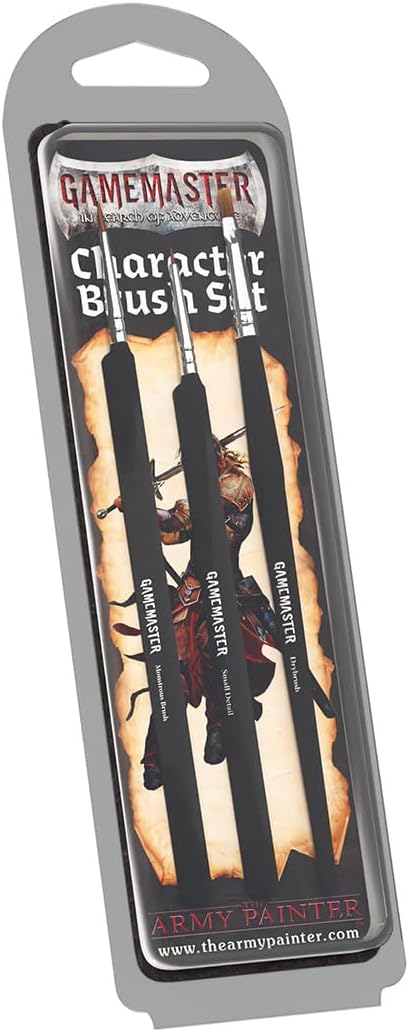Army Painter Gamemaster Character Brush Set (3 brushes)
