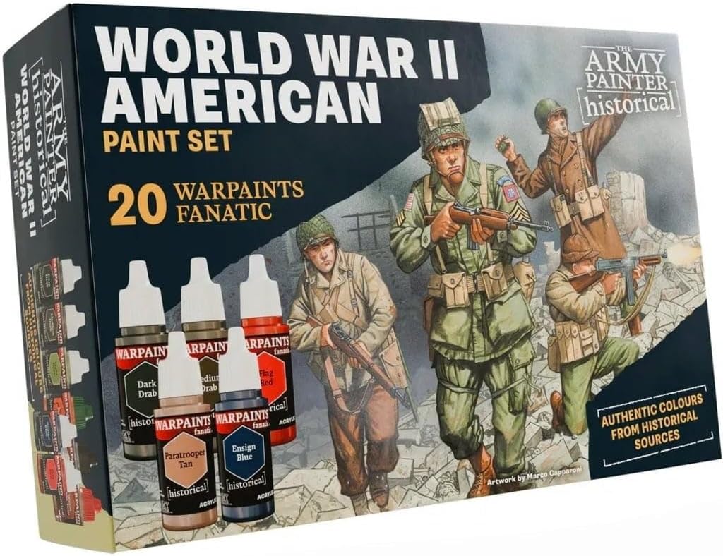 Army Painter Historical: WWII American Paint Set (20 paints)
