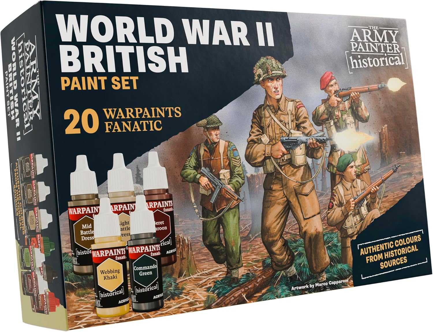 Army Painter Historical: WWII British Paint Set (20 paints)