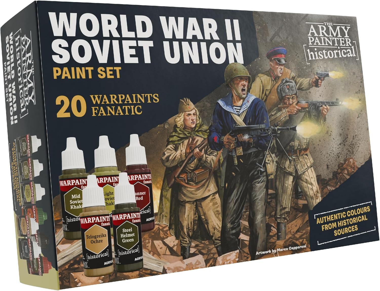 Army Painter Historical: WWII Soviet Union Paint Set (20 paints)