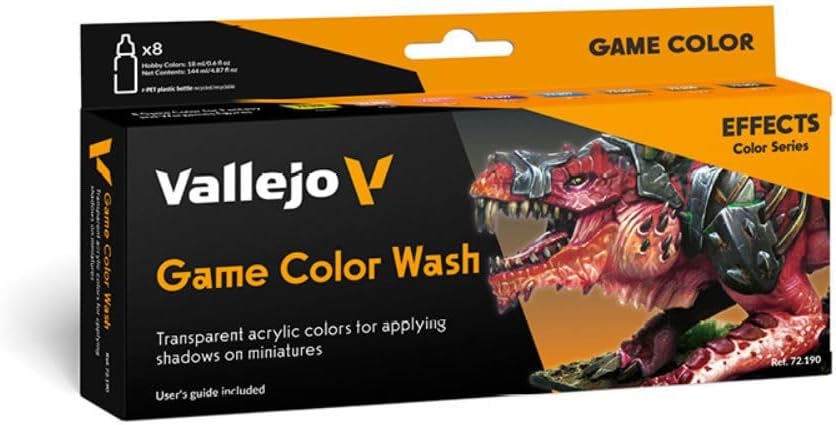 Vallejo Game Color Wash Set (8 washes)