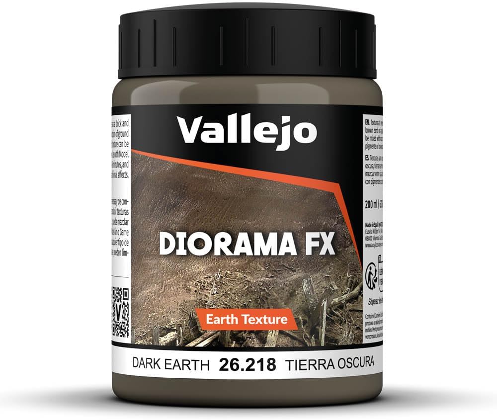 Vallejo Diorama FX Dark Earth Texture 200ml