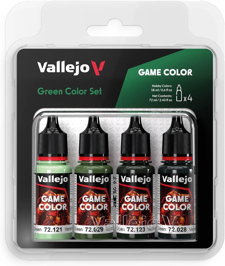 Vallejo Game Color Green Set (4 paints)