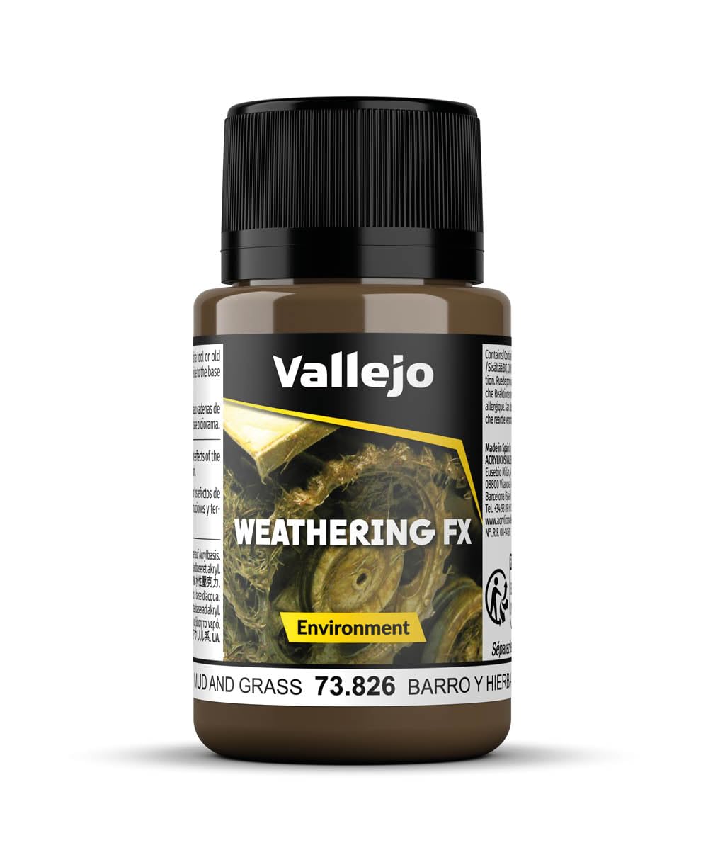 Vallejo Mud & Grass Effect Model Paint Kit