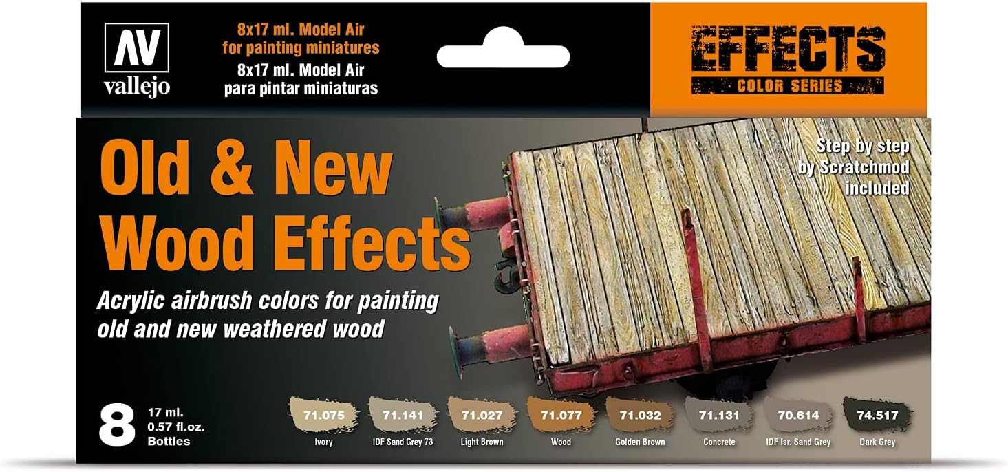 Vallejo Old and New Wood Affects Paint 17ml