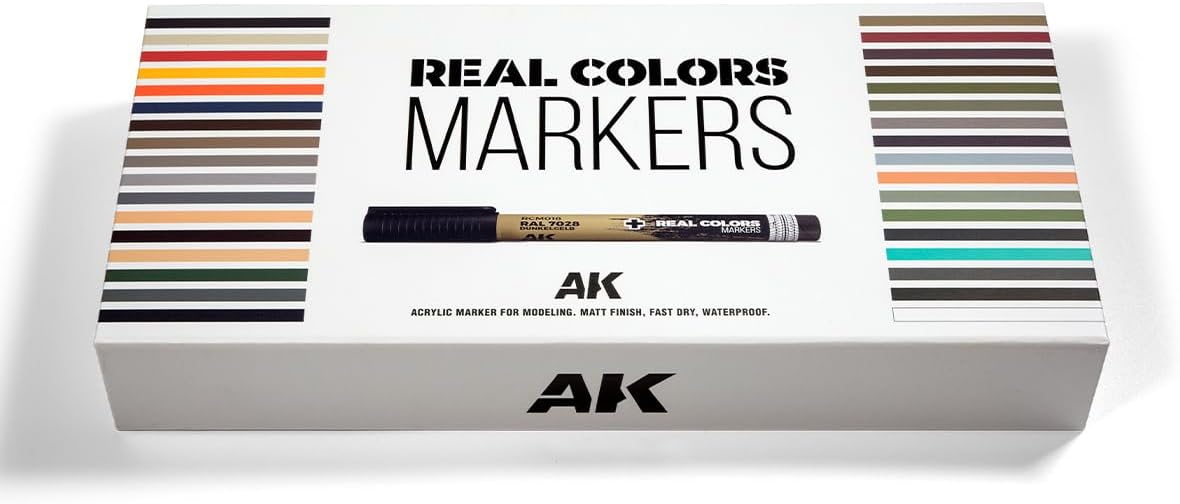 AK Interactive Special Box 34 Real Colors Markers