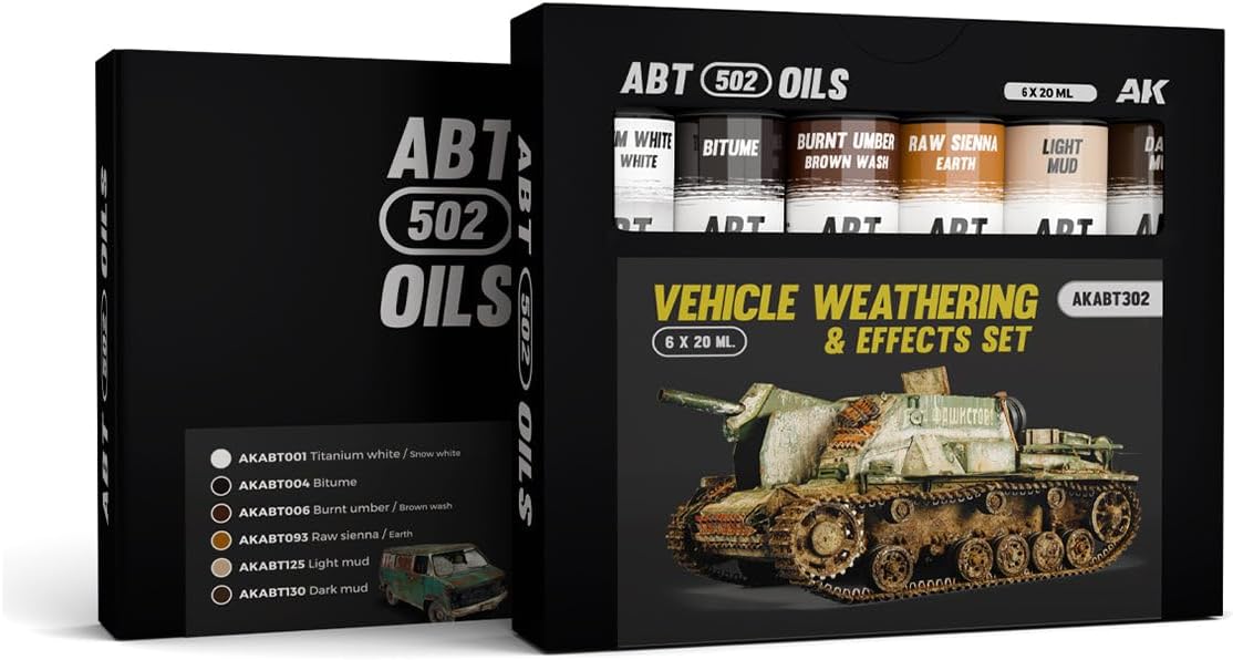 Abteilung 502 Vehicle Weathering & Effects Set (6 x 20ml)