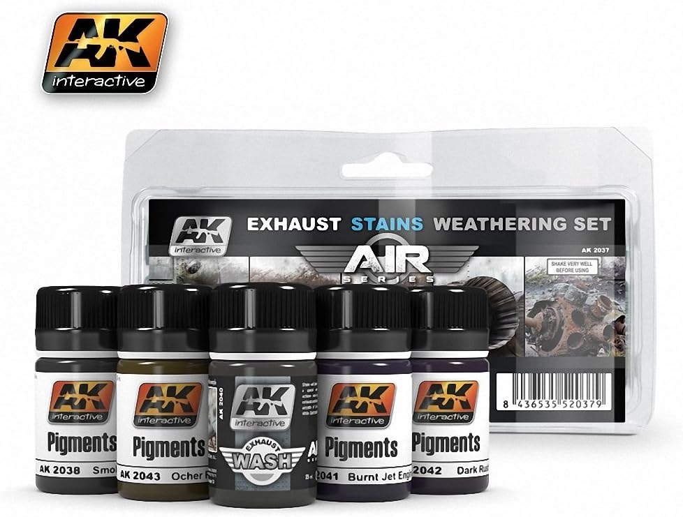 AK Interactive Exhaust Stains Weathering Set
