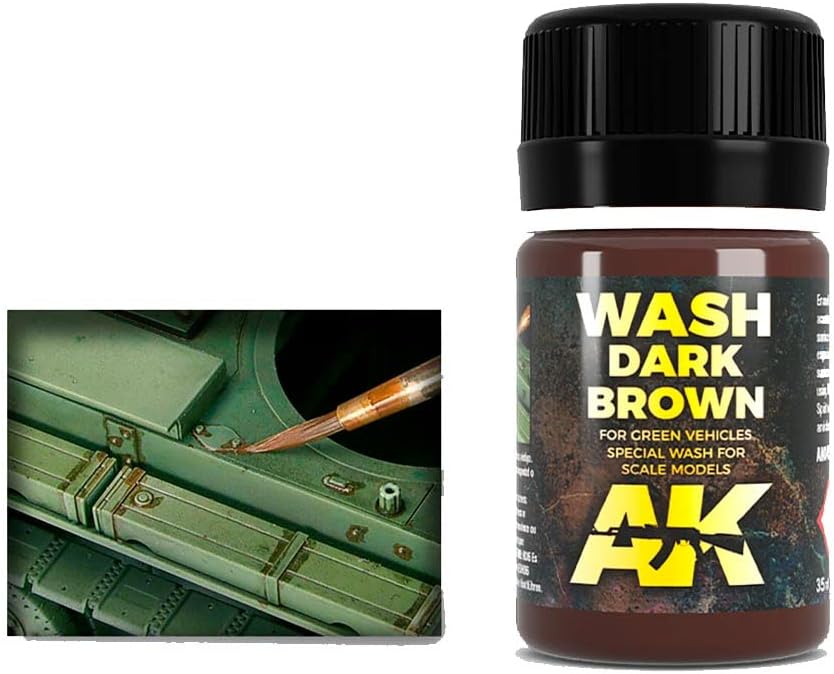 AK Interactive Dark Brown Wash 35ml