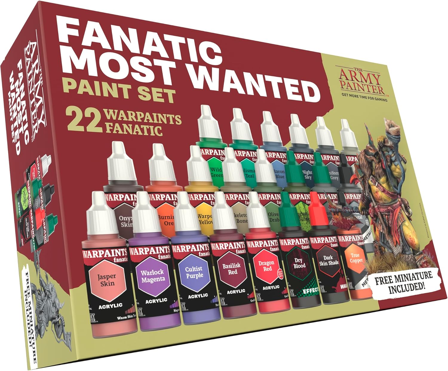 Army Painter Warpaints Fanatic Most Wanted (22 paints)