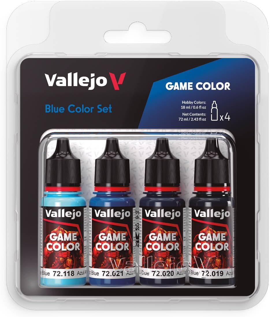 Vallejo Game Color Blue Color Set (4 x 18ml)