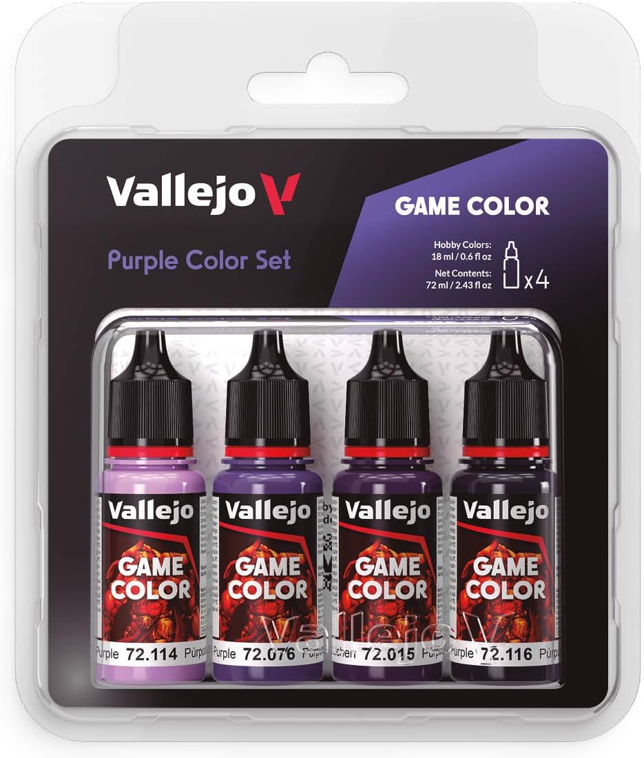 Vallejo Game Color Purple Color Set (4 x 18ml)
