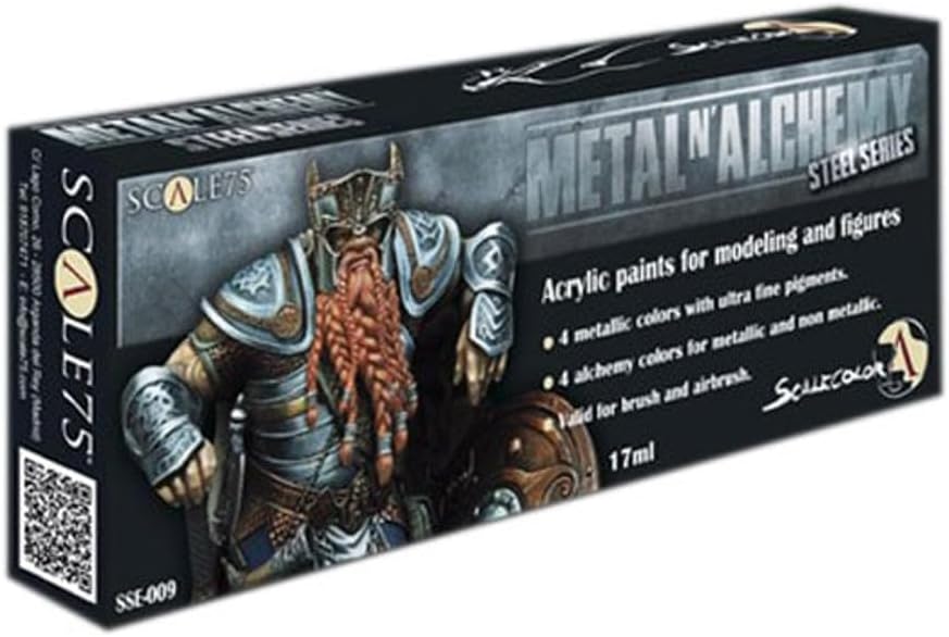Scale 75 Scale Color Metal'N Alchemy Steel Series (8x17ml)