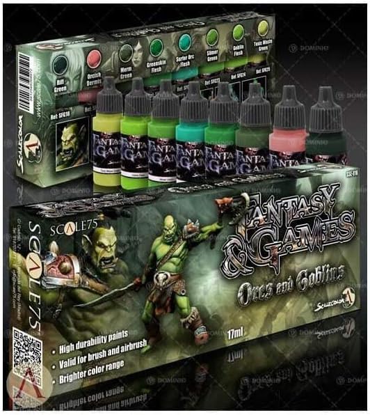 Scale 75 Scale Color Fantasy & Games Orcs & Goblins (8x17ml)