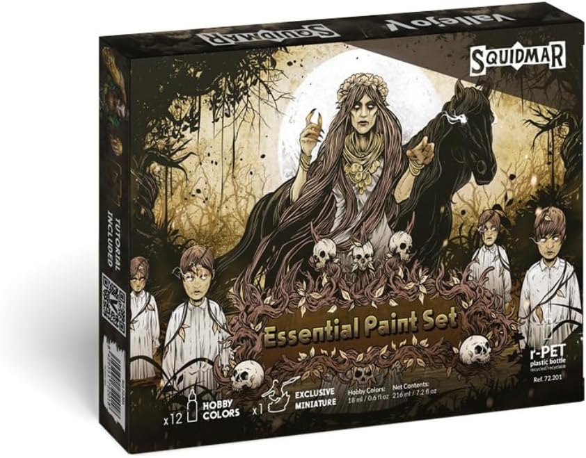 Vallejo Squidmar Edition Essential Paint Set (12x18ml)