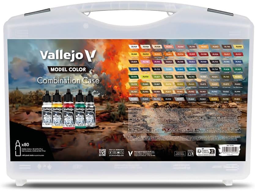 Vallejo Model Color Combination Case (80x18ml)