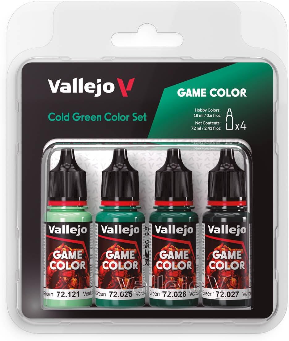 Vallejo Game Color Cold Green Color Set (4x18ml)