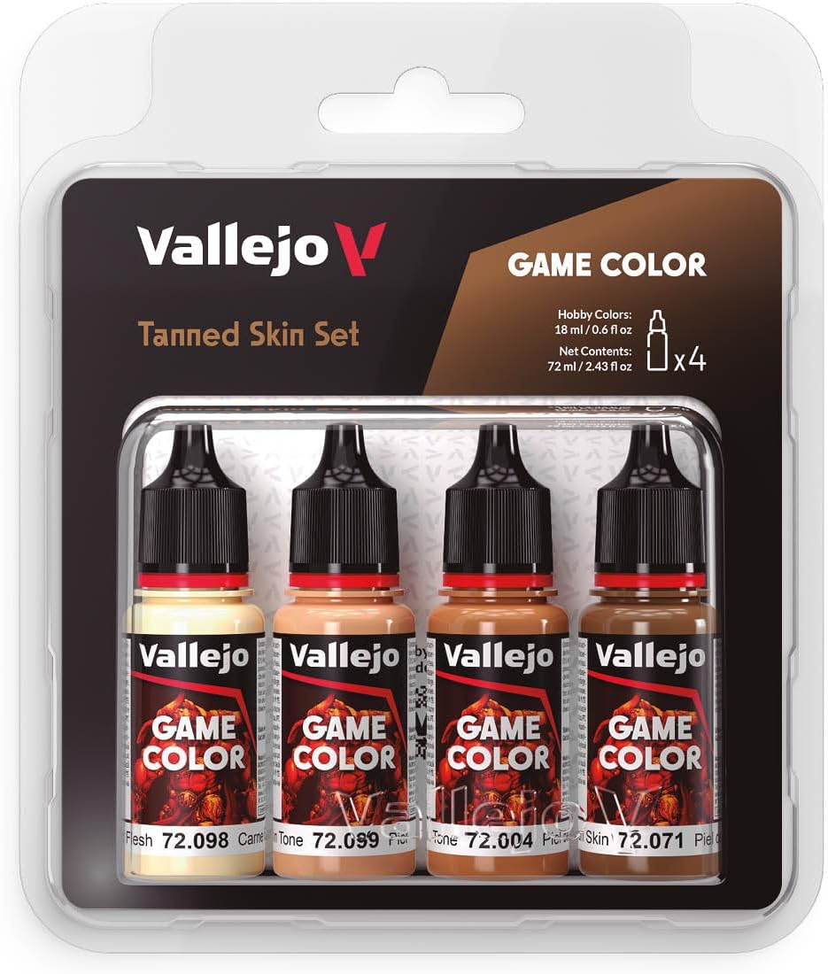 Vallejo Game Color Tanned Skin Color Set (4x18ml)