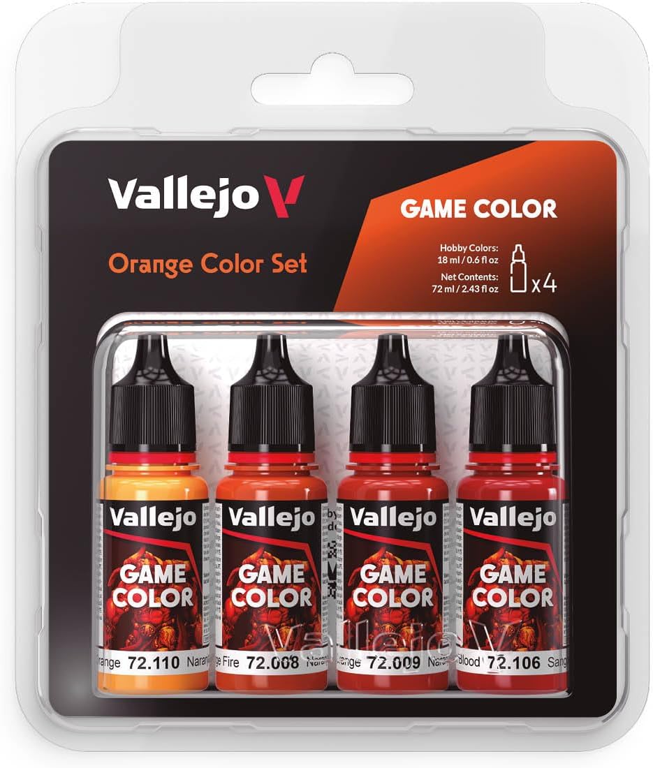 Vallejo Game Color Orange Color Set (4x18ml)