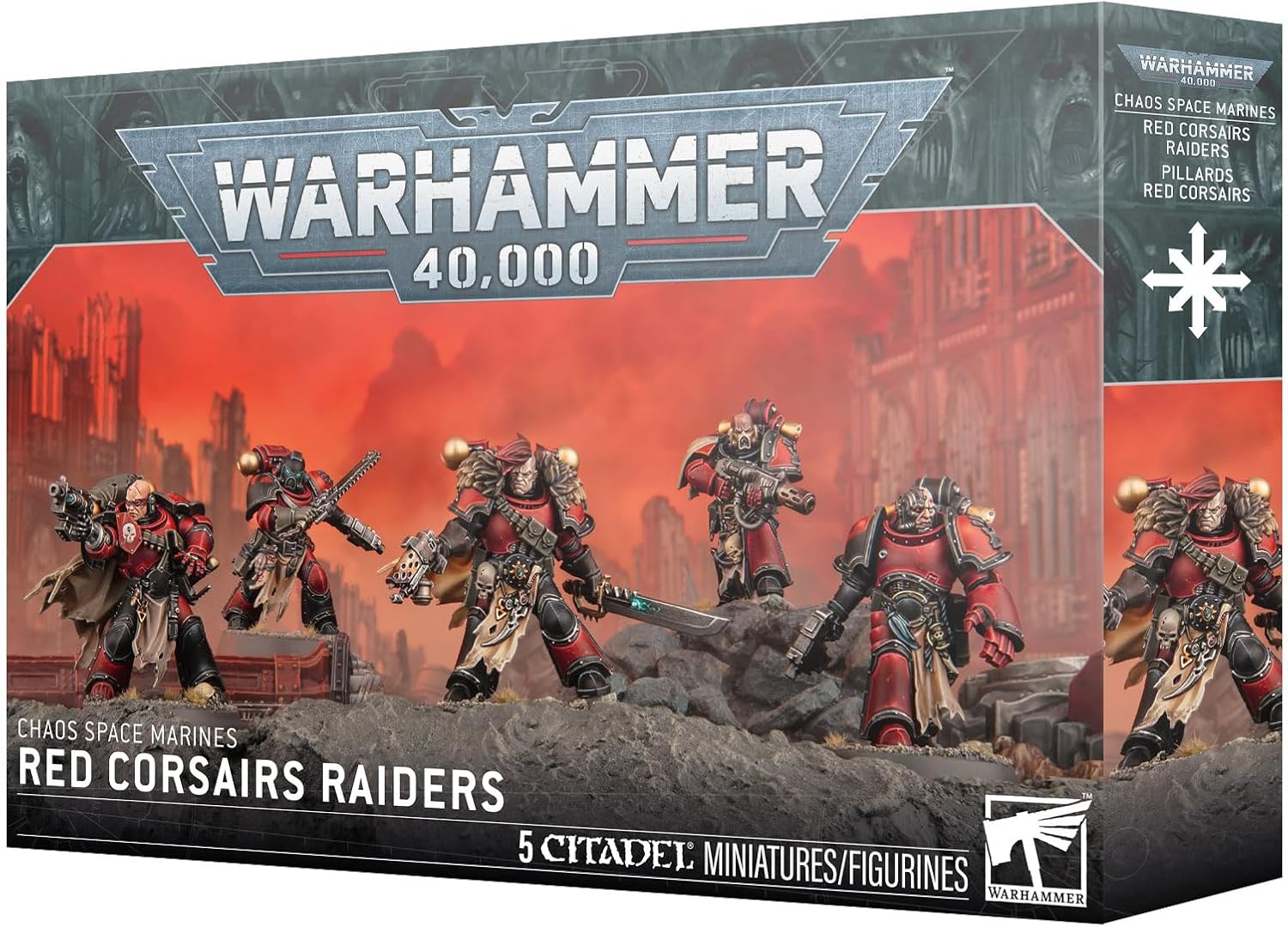 Games Workshop Warhammer 40K - Chaos Space Marines: Red Corsairs Raiders