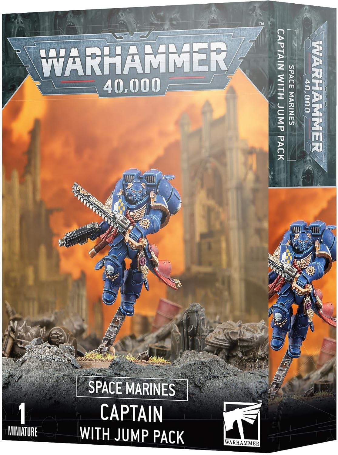 Games Workshop Warhammer 40,000 - Space Marines: Captain with Jump Pack (2023)