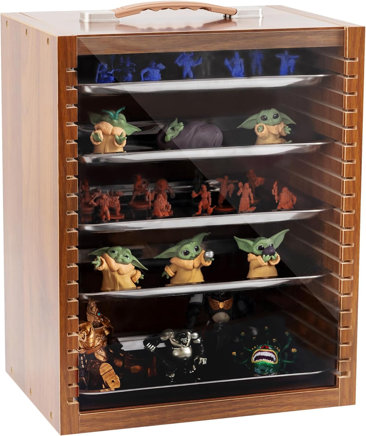 ODOXIA Miniature Storage & Display Case for Figurines