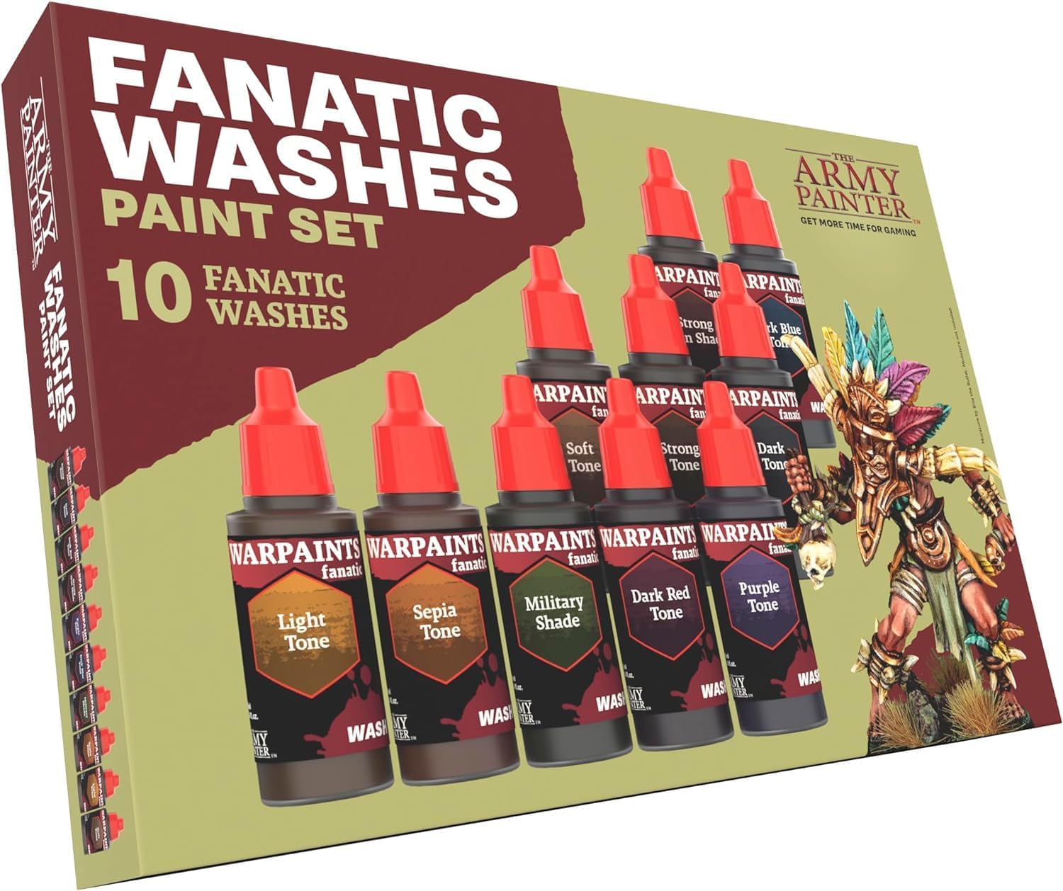 Army Painter Warpaints Fanatic Washes Set (10 paints)