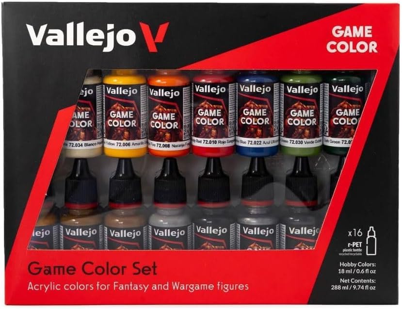 Vallejo Game Color Introduction Set (16 paints)