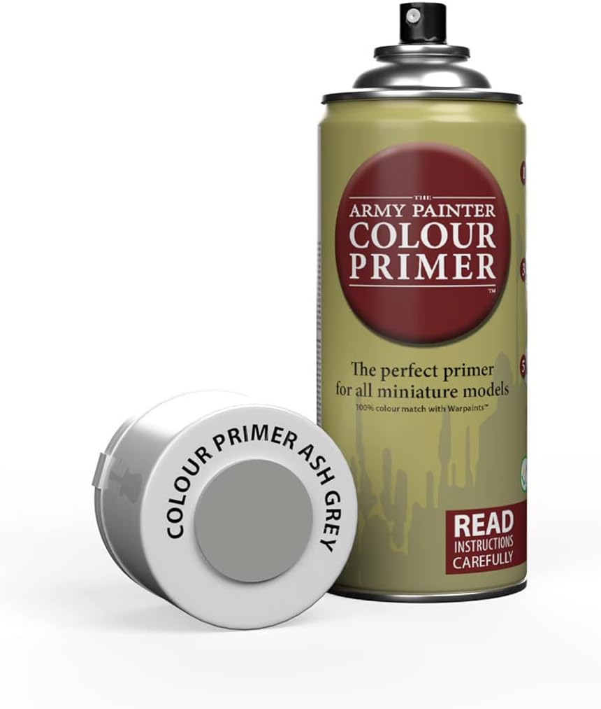 The Army Painter Colour Primer Ash Grey, 400 mL Acrylic Spray Primer