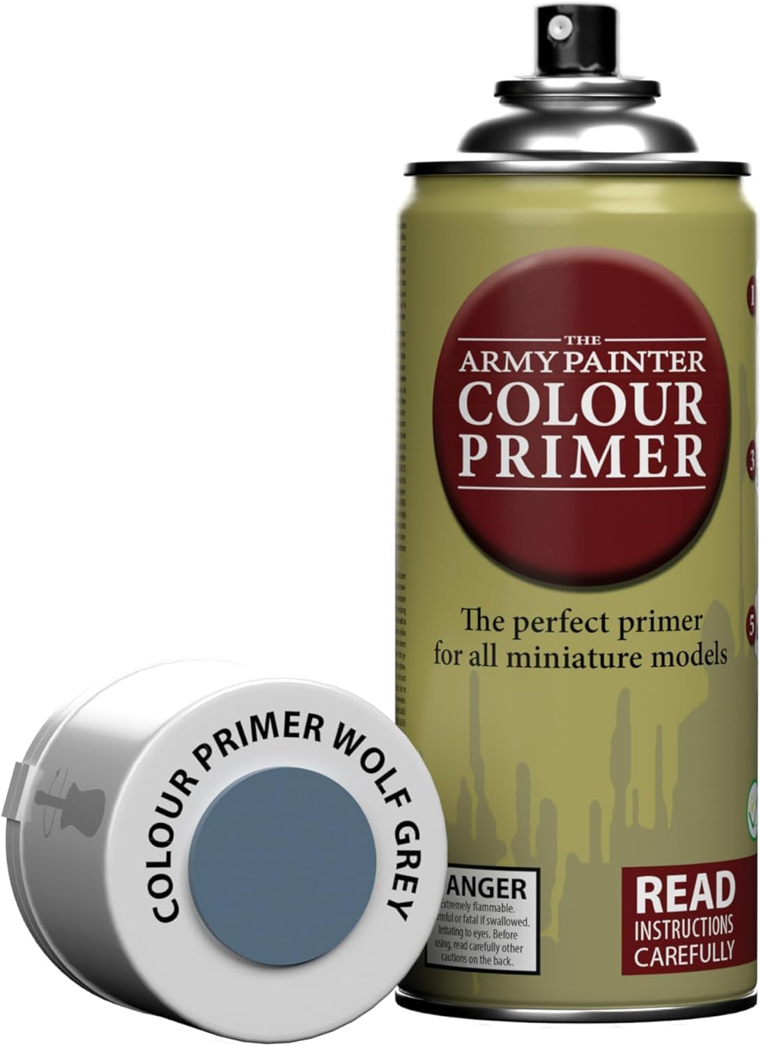 The Army Painter Colour Primer Wolf Grey, 400 mL Acrylic Spray Primer