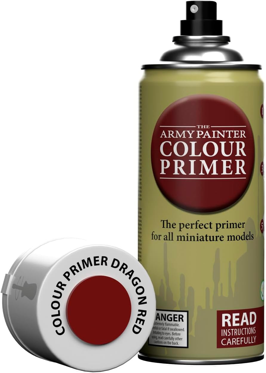 The Army Painter Colour Primer Dragon Red, 400 mL Acrylic Spray Primer