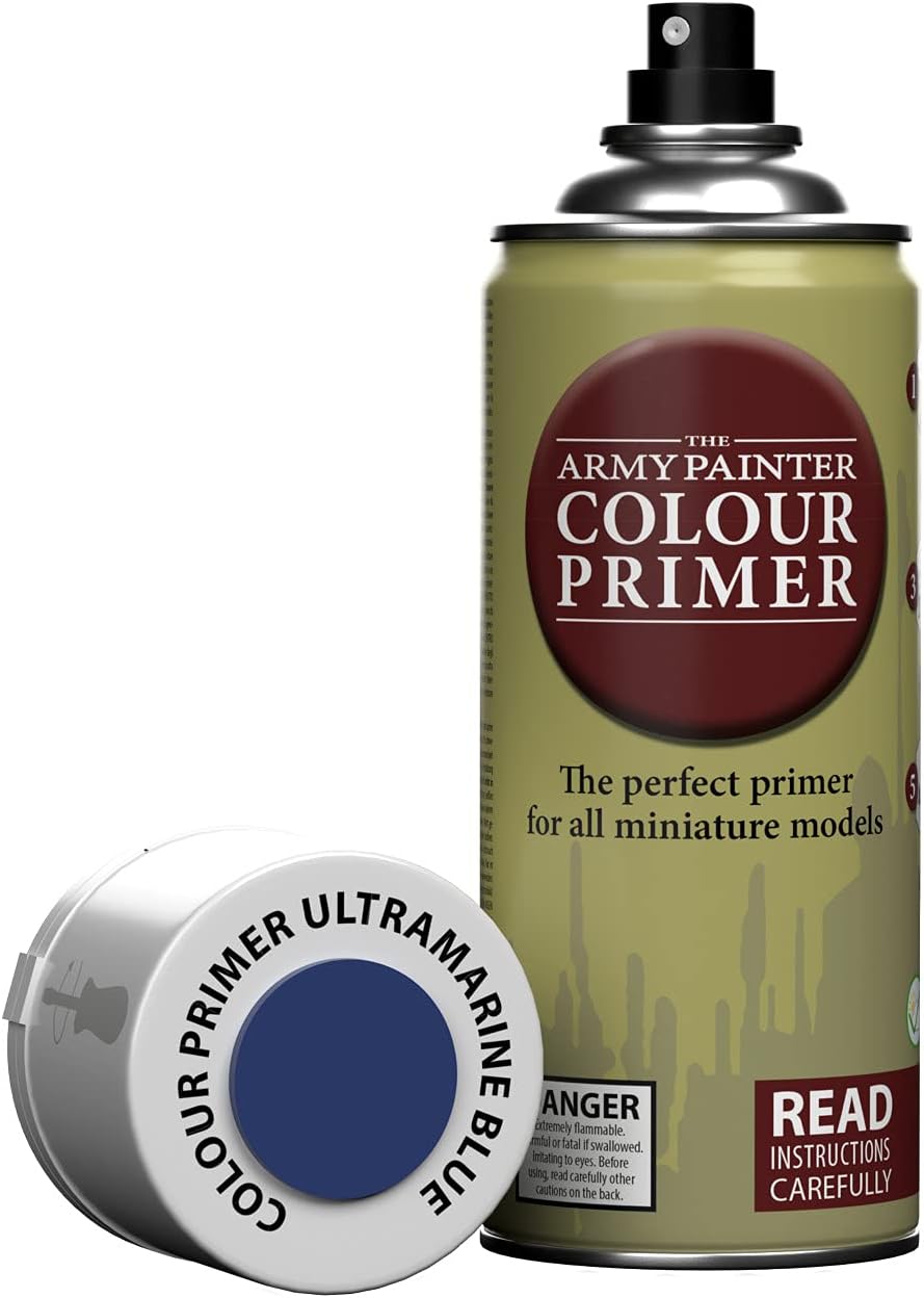 The Army Painter Colour Primer Ultramarine Blue, 400 mL Acrylic Spray Primer