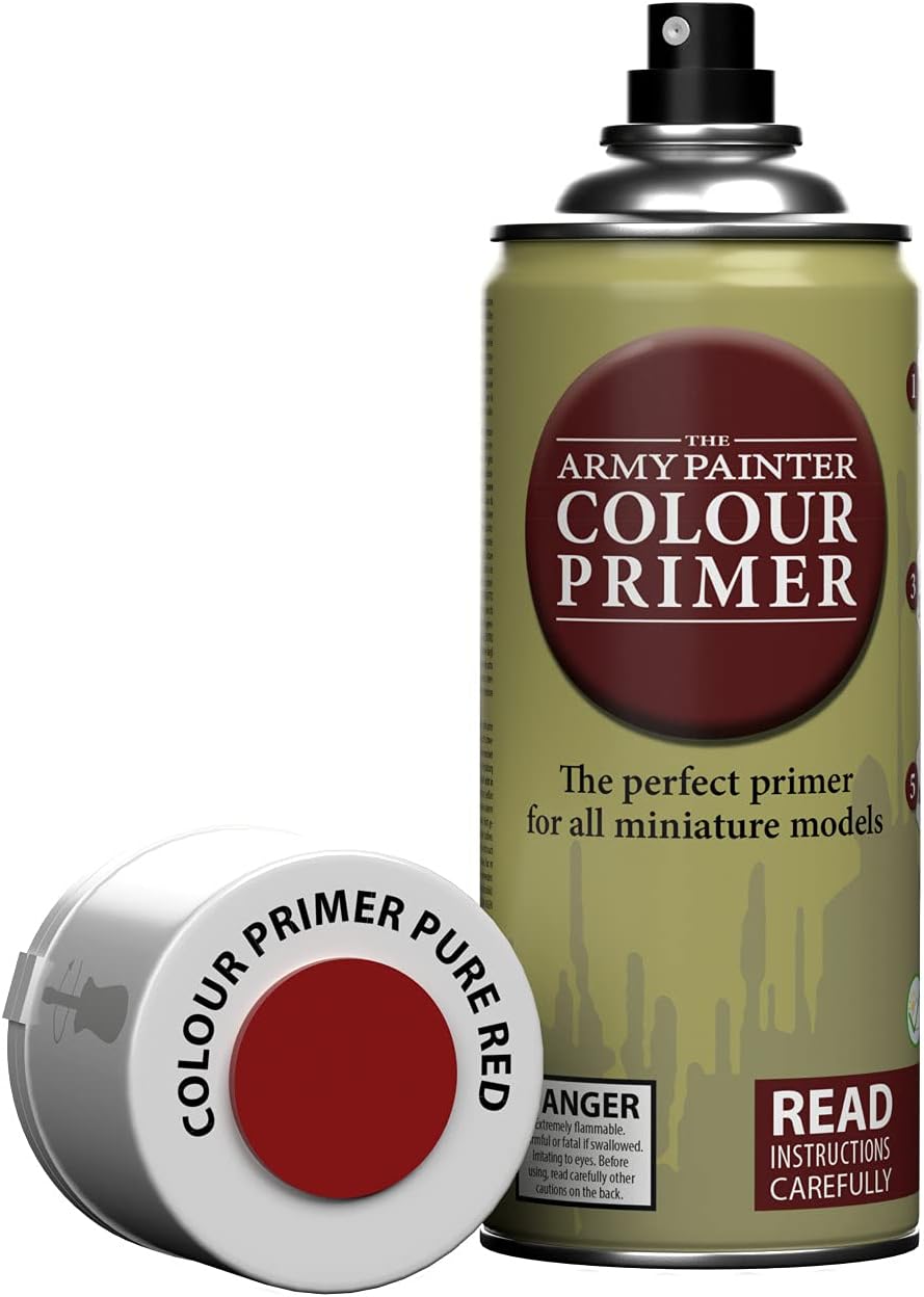The Army Painter Colour Primer Pure Red, 400 mL Acrylic Spray Primer