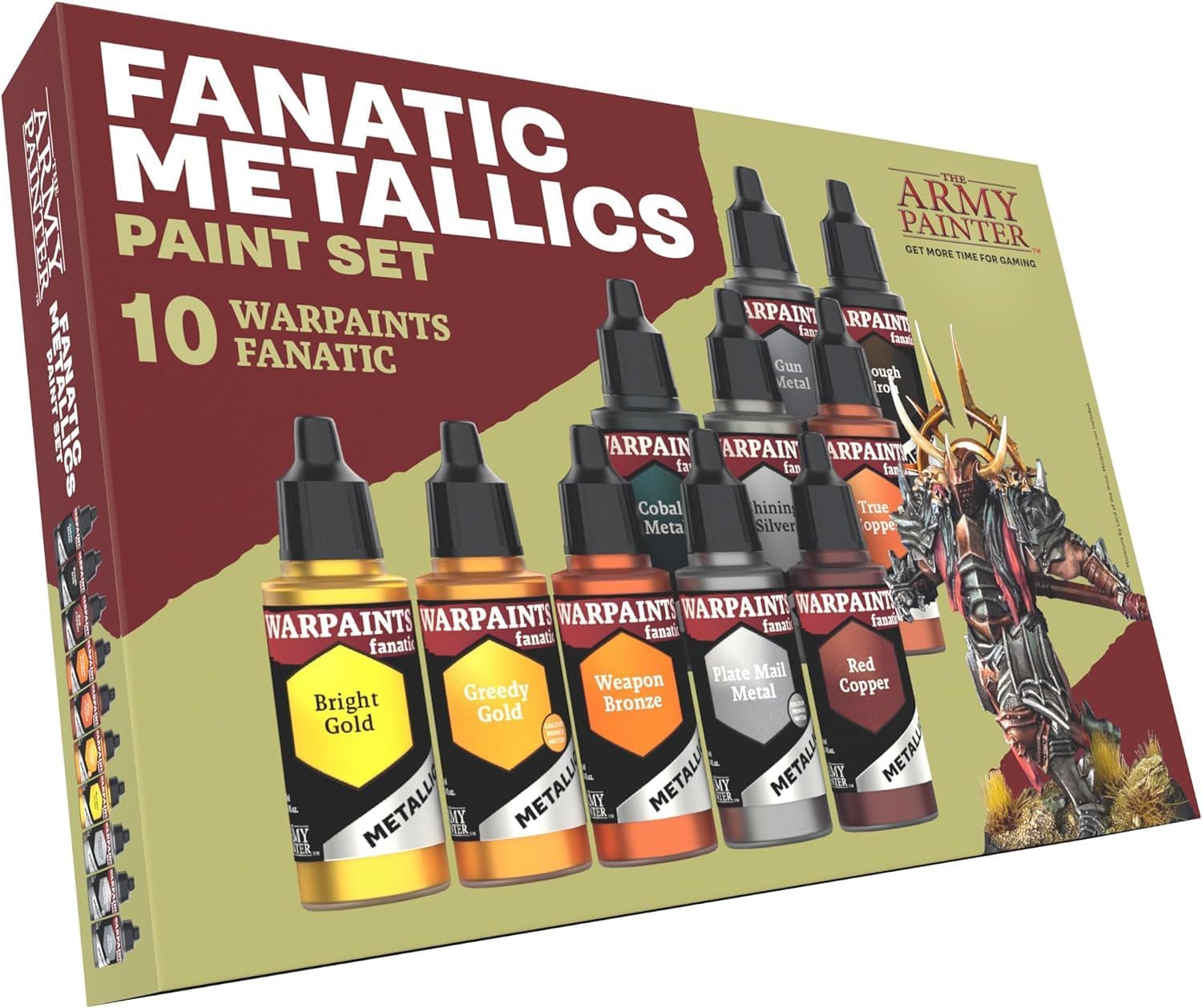 Army Painter Warpaints Fanatic Metallics Paint Set (10 paints)