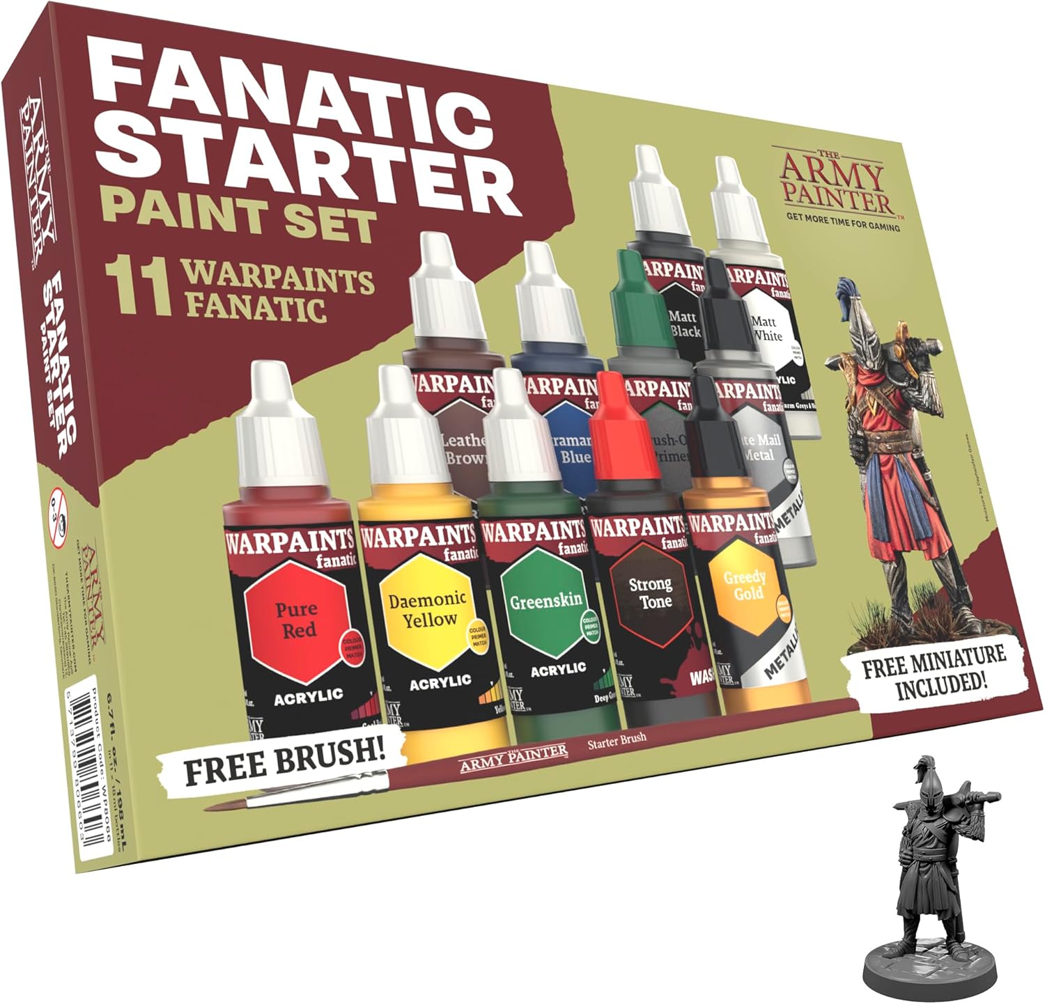 Army Painter Warpaints Fanatic Starter Kit (11 paints)