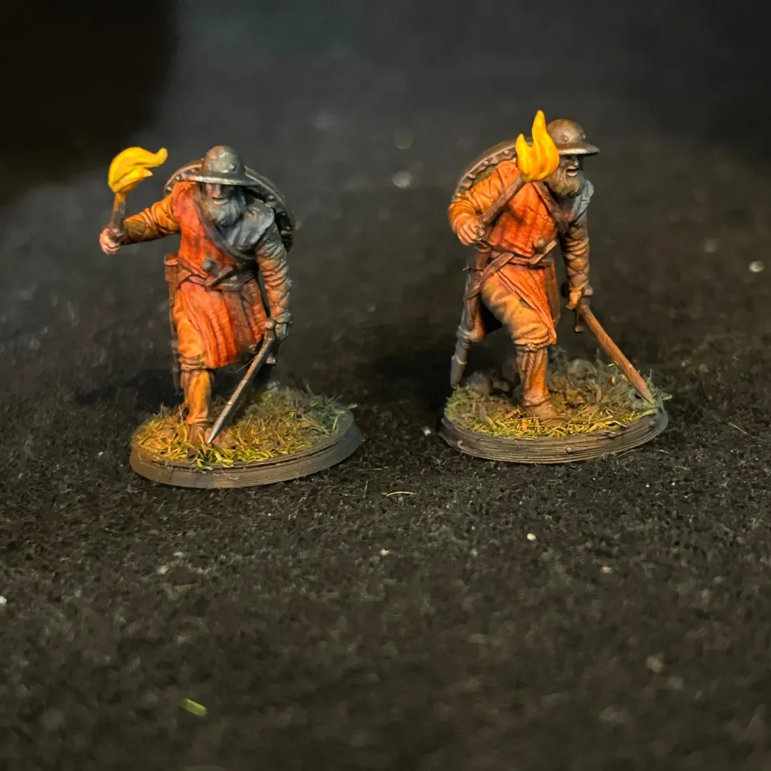 Hand-painted soldier miniature